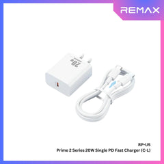 REMAX RP-U5 C-LPRIME 2 SERIES 20W SINGLE PD FAST CHARGER