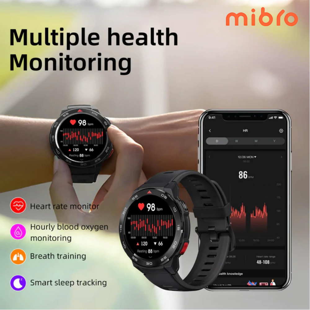 Mibro - Smart Watch GS Pro Global - Black