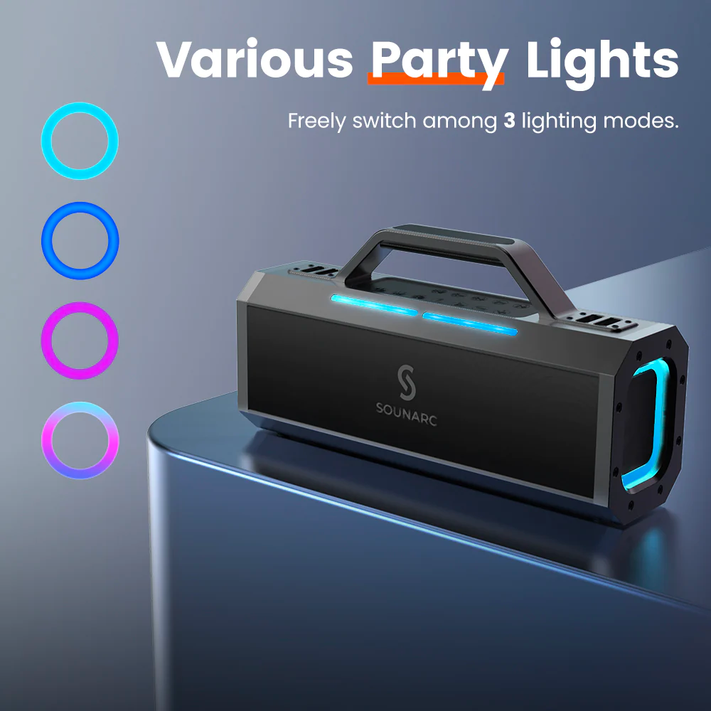 SOUNARC K1 150W Karaoke Party Speaker