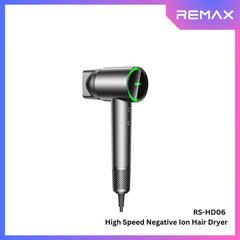 REMAX - RS-HD06 High Speed Negative ION Hair Dryer (3M) - Grey