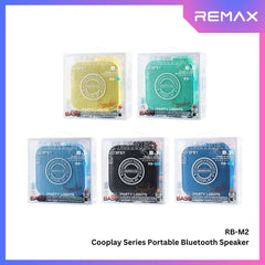 REMAX - RB-M2 Cooplay Series Portable Wireless Bluetooth Speaker (5W) - Cyan Blue