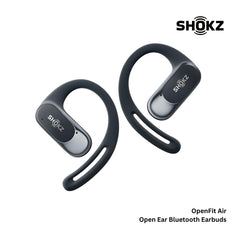 SHOKZ - OPEN FIT AIR Open Ear Bluetooth Earbuds - Black