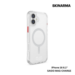 Skinarma iPhone 16 6.1" Saido Mag-Charge Case - Clear