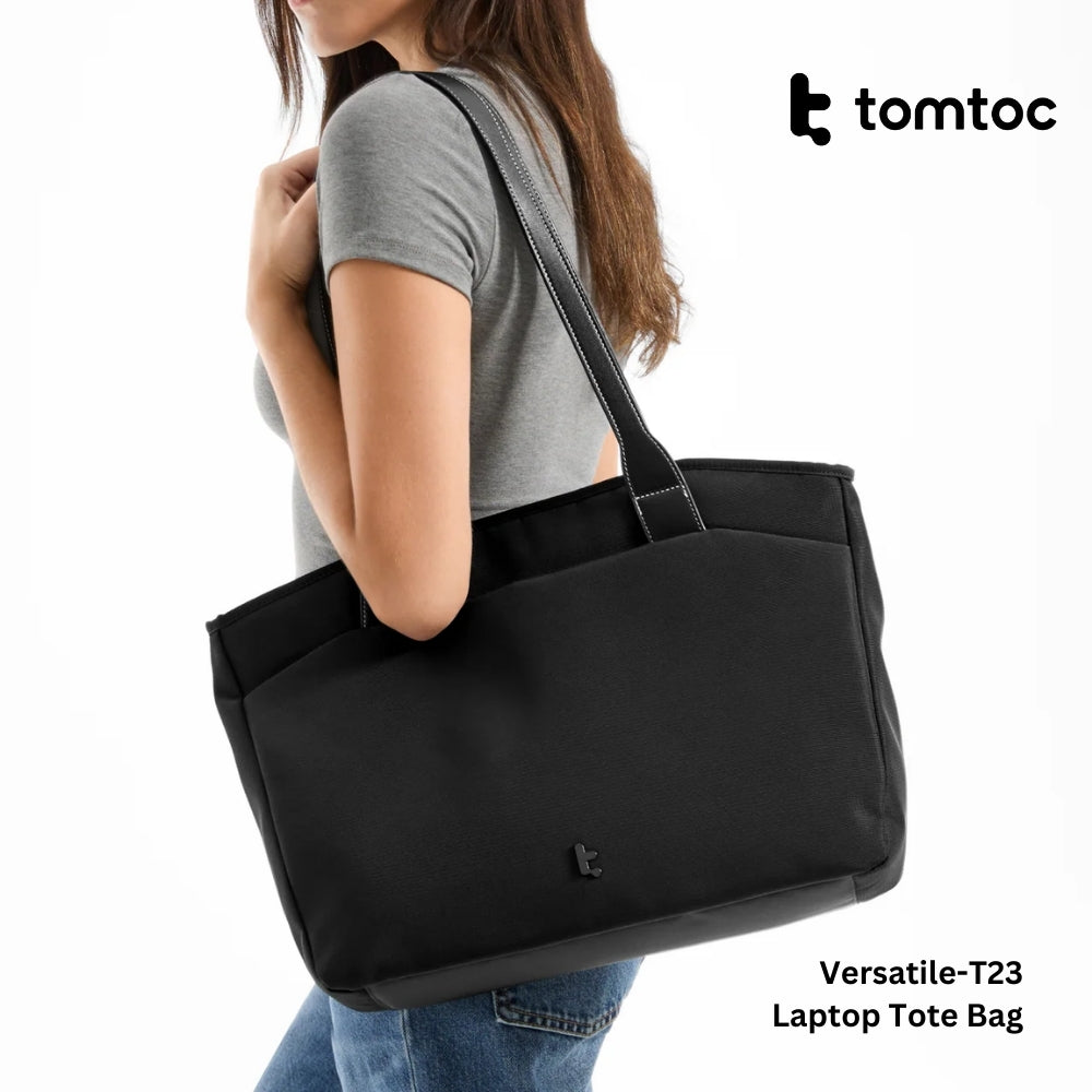 TOMTOC - Versatile-T23 Laptop Tote Bag ( 16 Inch / 12.5L ) - Black