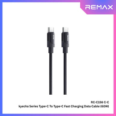 REMAX - RC-C156 C-C Kyecha Series Type-C to Type-C Fast Charging Data Cable (60W) - Black