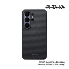 PITAKA - Ultra-Slim (Cairn) Case For Samsung S26 Ultra - Black / Grey