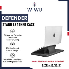 WIWU - Defender laptop Stand Case (13/13.3") - Black