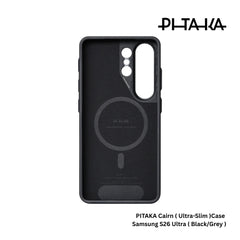 PITAKA - Ultra-Slim (Cairn) Case For Samsung S26 Ultra - Black / Grey