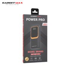 GADGET MAX GB-20PRO 20000MAH PD20W+ QC22.5W WITH CABLE FAST CHARGING POWER PRO DIGITAL DISPLAY POWER BANK (OUTPUT-4USB)(TYPE C-IN/OUT)(IPH-IN/OUT)