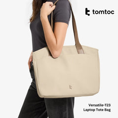 TOMTOC - Versatile-T23 Laptop Tote Bag ( 16 Inch / 12.5L ) - Khaki