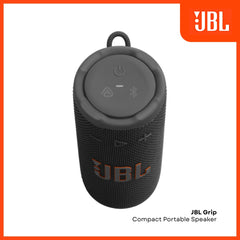 JBL - Grip Compact Portable Bluetooth Speaker - Black
