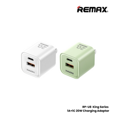 REMAX RP-U8 King Series 20W A+C Charger - Green