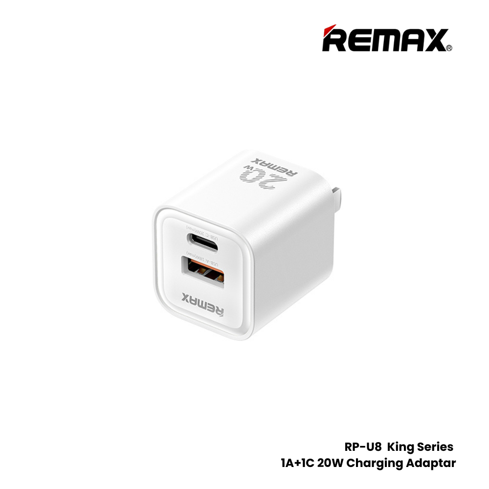 REMAX RP-U8 King Series 20W A+C Charger - Green