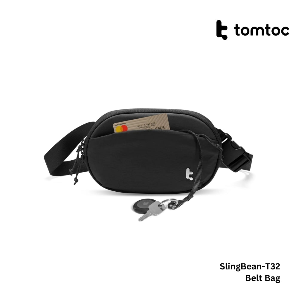 Tomtoc - SlingBean-T32 Belt Bag ( 1.5L ) - Black