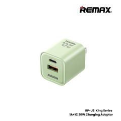 REMAX RP-U8 King Series 20W A+C Charger - Green