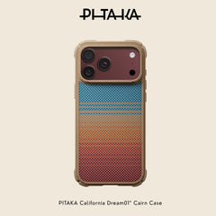 PITAKA - California Dream 01 Cairn Case For iPhone 18 Pro Max - Sunset 2.0