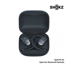 SHOKZ - OPEN FIT AIR Open Ear Bluetooth Earbuds - Black