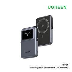 UGREEN - PB764 Uno Magnetic 10000mAh Wireless Power Bank - Space Grey