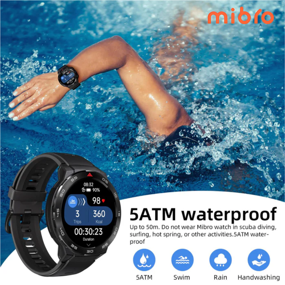 Mibro - Smart Watch GS Pro Global - Black