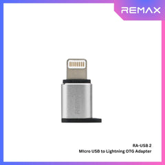 REMAX - RA-USB 2 Visual Micro Female To Lightning Adapter - Silver
