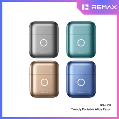 REMAX - RS-H01 Trendy Portable Alloy Razor - Desert Titanium