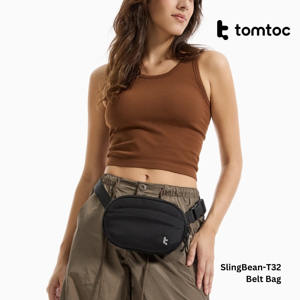 Tomtoc - SlingBean-T32 Belt Bag ( 1.5L ) - Black
