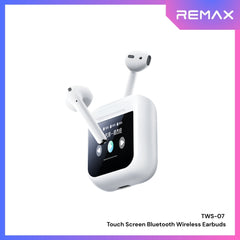 REMAX - TWS-07 Touch Screen Bluetooth WIreless Earbuds - White