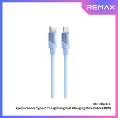 REMAX - RC-C157 C-L Keycha Series Type-C to Lightning Fast Charging Data Cable (30W) - Blue