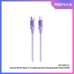 REMAX - RC-C157 C-L Keycha Series Type-C to Lightning Fast Charging Data Cable (30W) - Purple