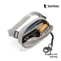 TOMTOC - SlingBean-T32 Belt Bag ( 1.5L ) - Grey