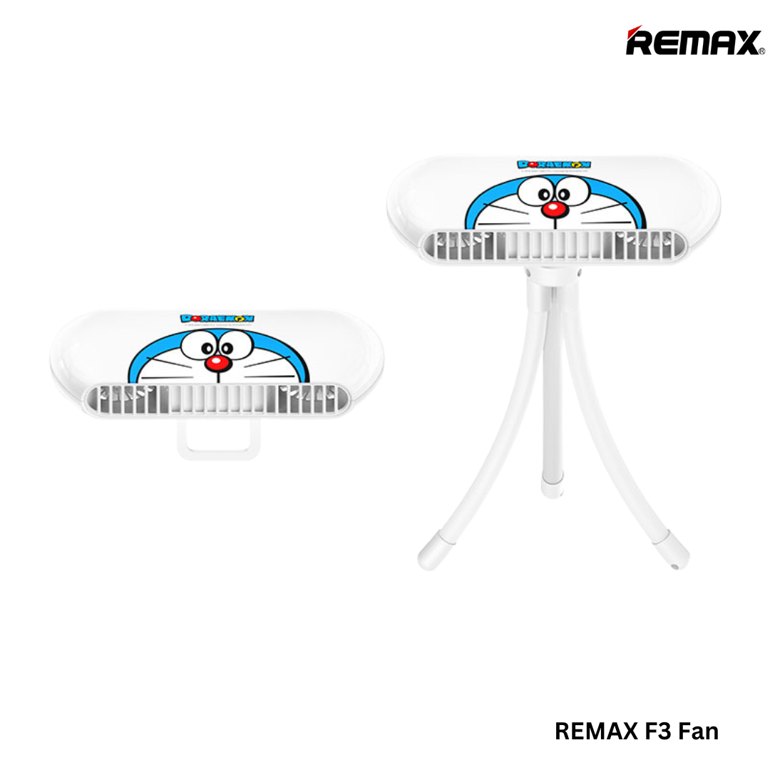 REMAX F3 Doraemon Boqin Series Bladeless Fan - White