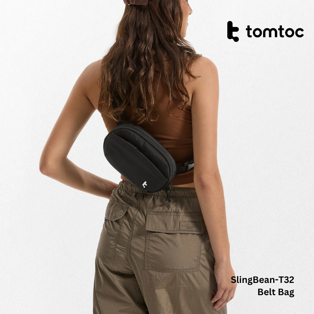 Tomtoc - SlingBean-T32 Belt Bag ( 1.5L ) - Black
