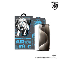 REMAX - GL-30 DLC Ceramic Crystal HD Clear Tempered Glass - iPhone 17 Pro Max