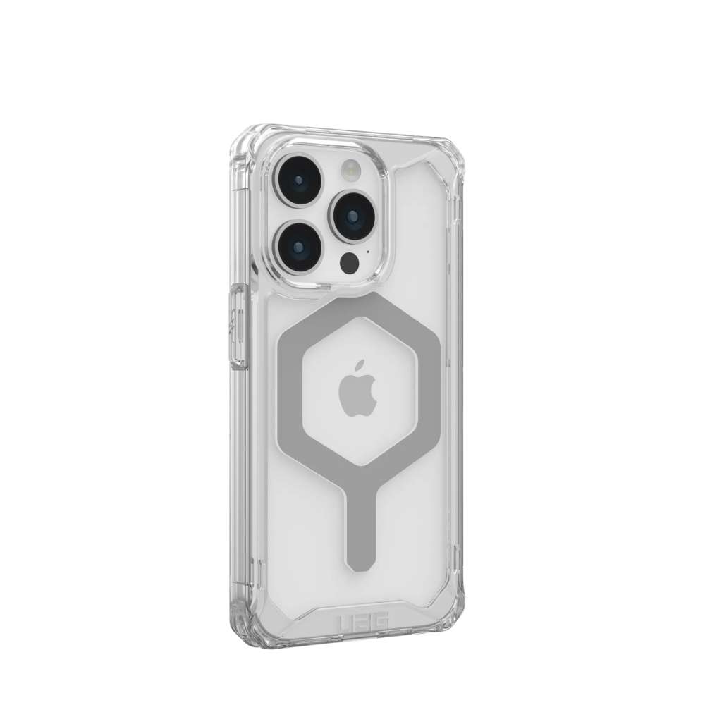 UAG iPhone 15 Pro Case Plyo Magsafe Series - (Ice/Silver)