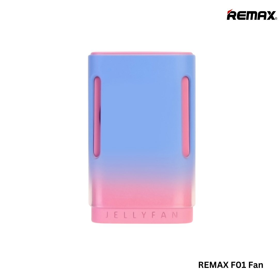 REMAX F01 Jelly Hanging Neck Fan - Rainbow