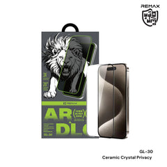 REMAX - GL-30 DLC Ceramic Crystal Privacy Tempered Glass - iPhone 17 Pro Max