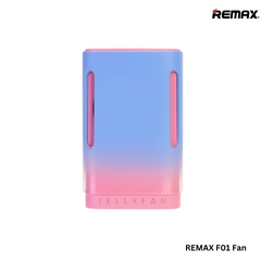 REMAX F01 Jelly Hanging Neck Fan - Rainbow