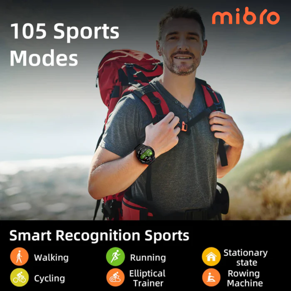 Mibro - Smart Watch GS Pro Global - Black