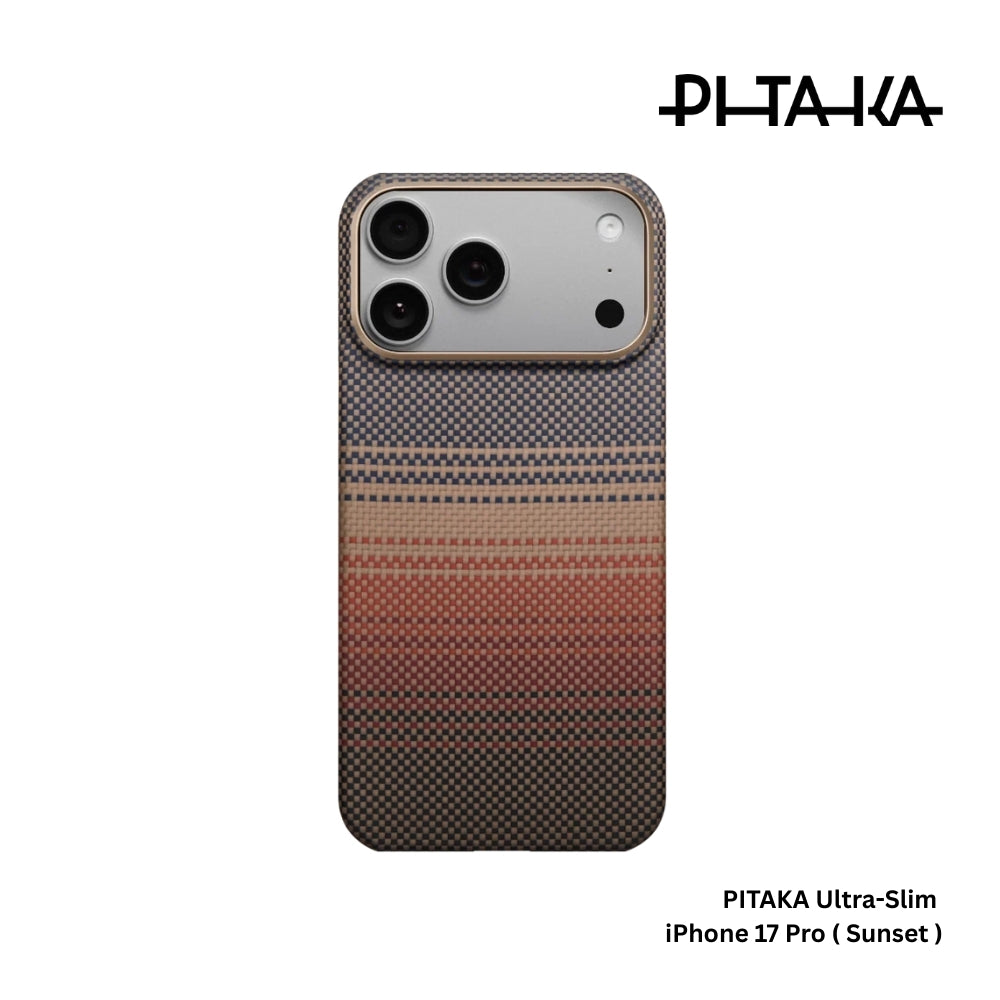 PITAKA - Ultra-Slim Case For iPhone 17 Pro - Sunset