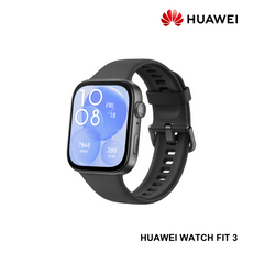 HUAWEI- Watch Fit 3 Smart Watch - Black