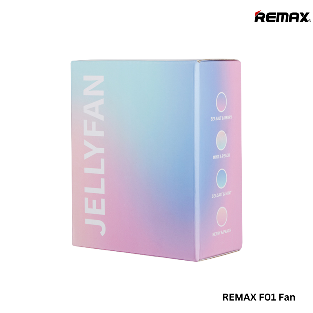 REMAX F01 Jelly Hanging Neck Fan - Rainbow