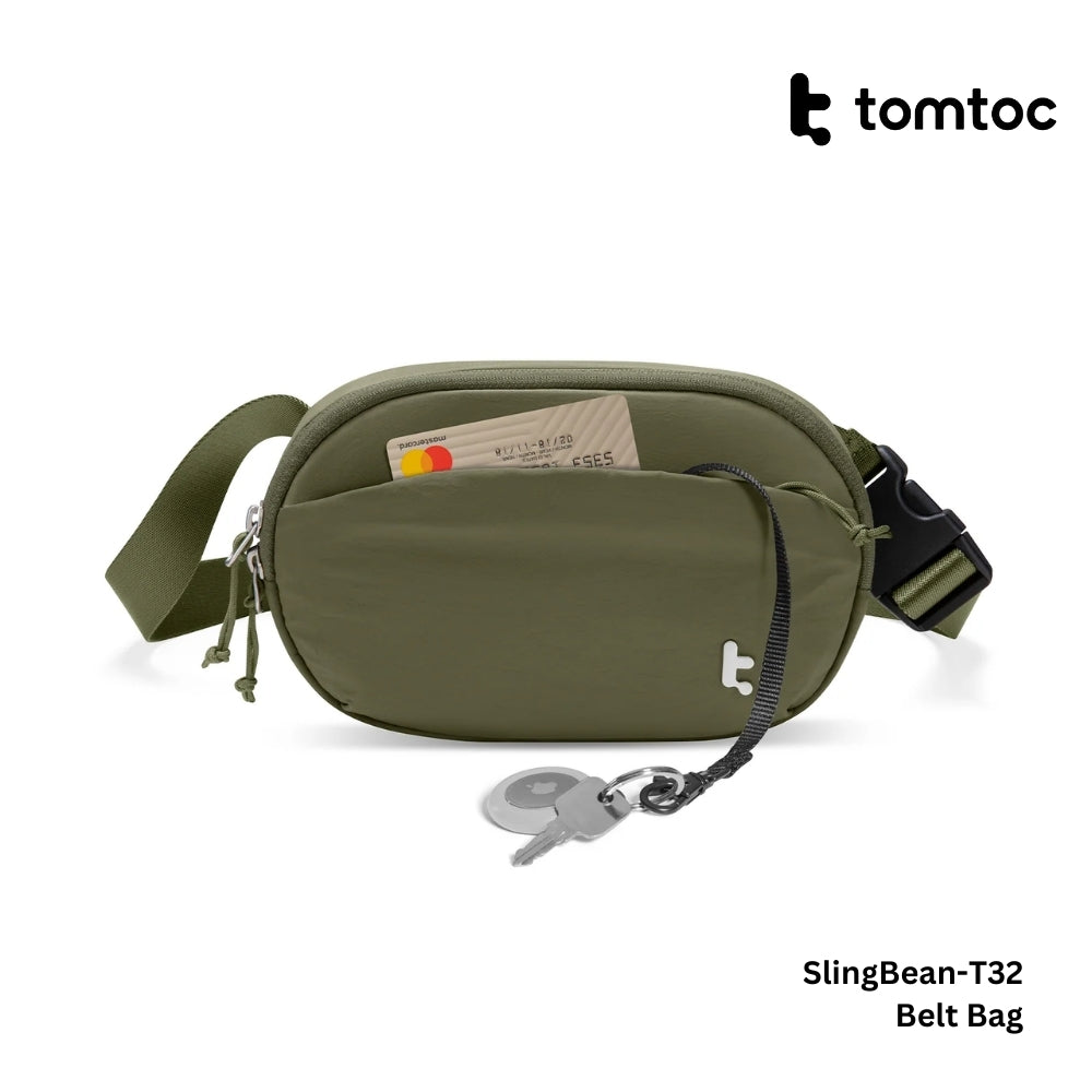 TOMTOC - SlingBean-T32 Belt Bag ( 1.5L ) - Green
