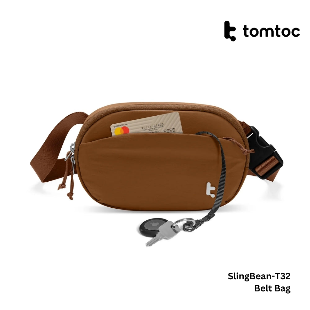TOMTOC - SlingBean-T32 Belt Bag ( 1.5L ) - Caramel