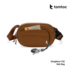 TOMTOC - SlingBean-T32 Belt Bag ( 1.5L ) - Caramel