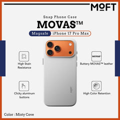 MOFT - MOVAS™ Snap Phone Case For iPhone 17 Pro Max - Misty Cove