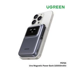 UGREEN - PB764 Uno Magnetic 10000mAh Wireless Power Bank - Space Grey