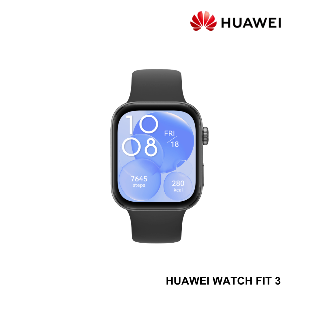 HUAWEI- Watch Fit 3 Smart Watch - Black