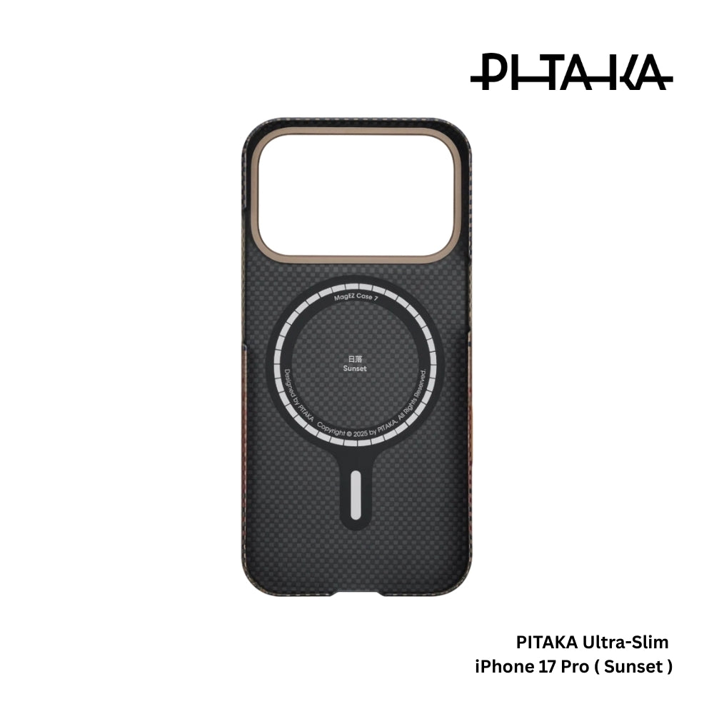 PITAKA - Ultra-Slim Case For iPhone 17 Pro - Sunset