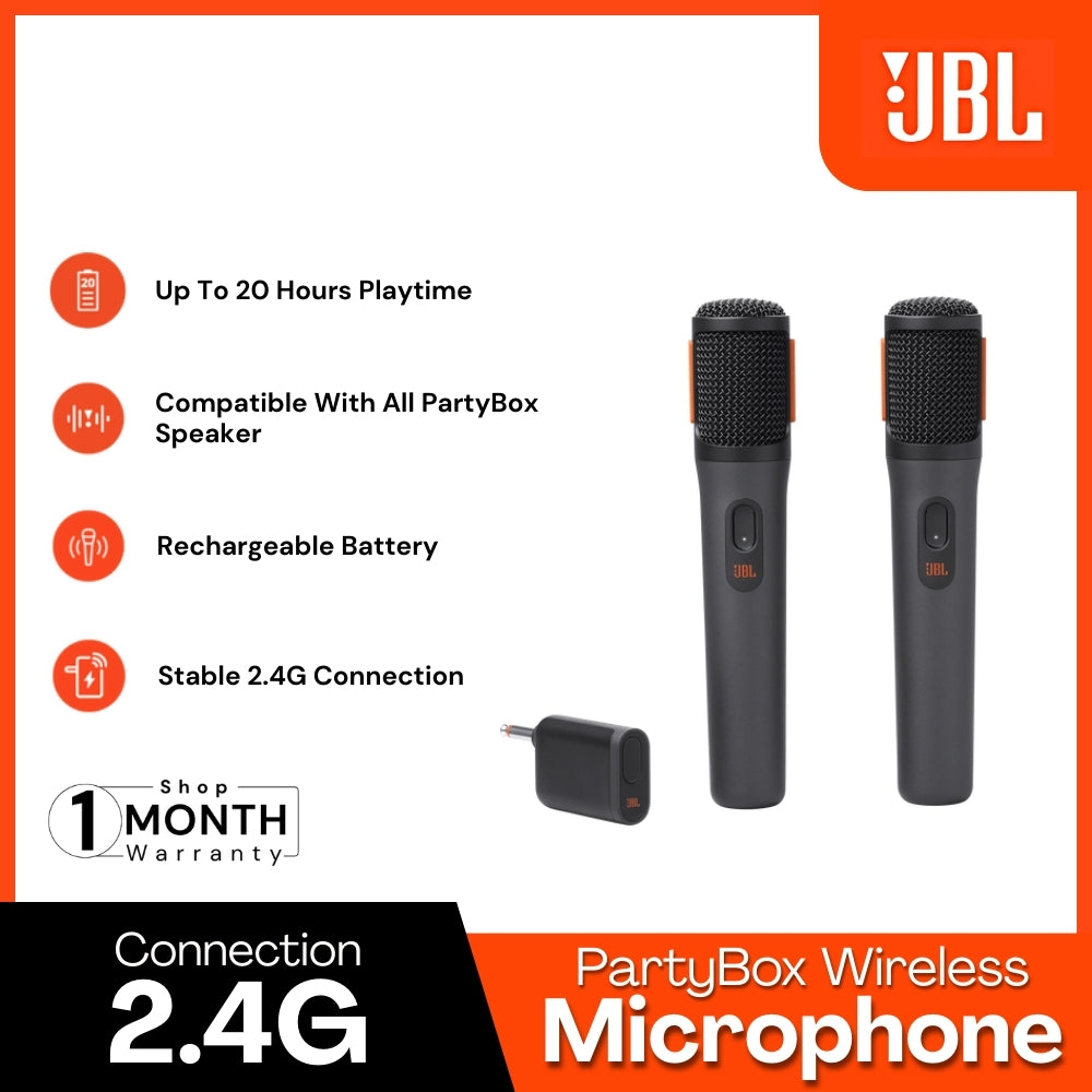 JBL - PartyBox Wireless Microphone