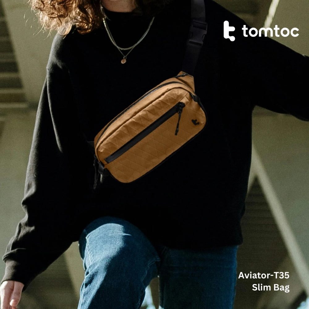 TOMTOC - Aviator-T35 Sling Bag ( 2.5L ) - Khaki